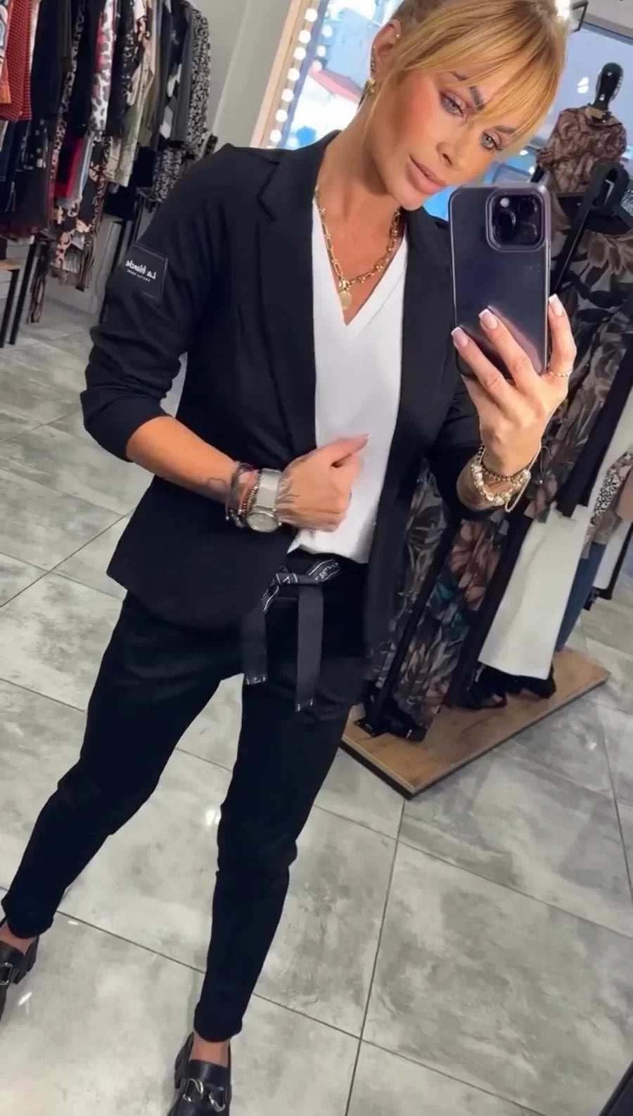 AlvaStockholm™ | Måttsytt Set med Mjuk Blazer och Lätta Joggingbyxor