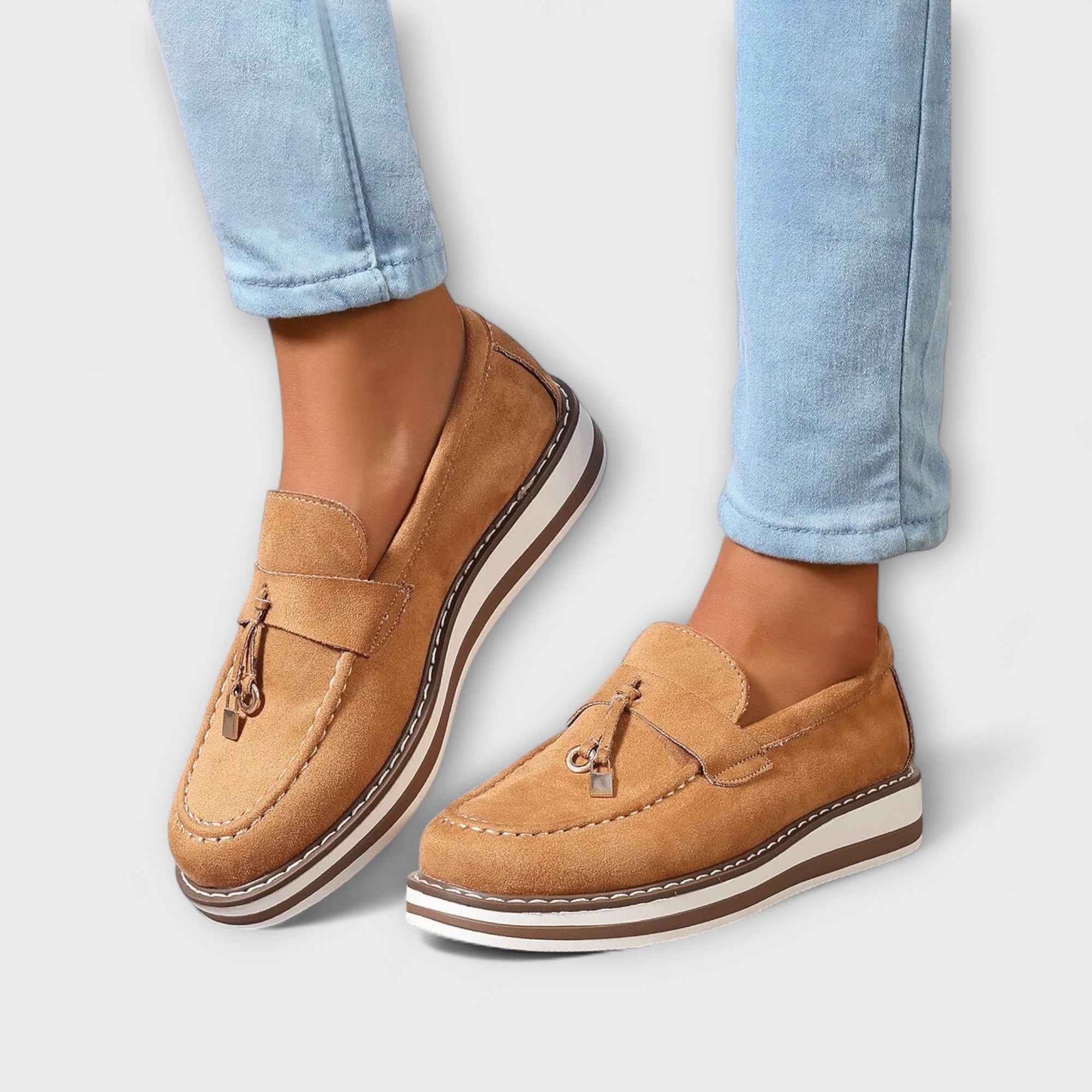Ebba™ | Casual Loafers med Rund Tå