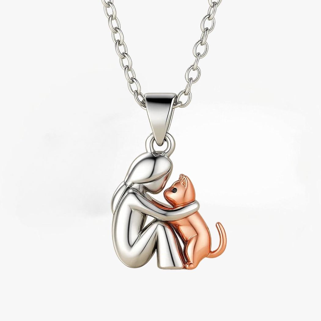 AlvaStockholm™ | Halsband med kattanhängare