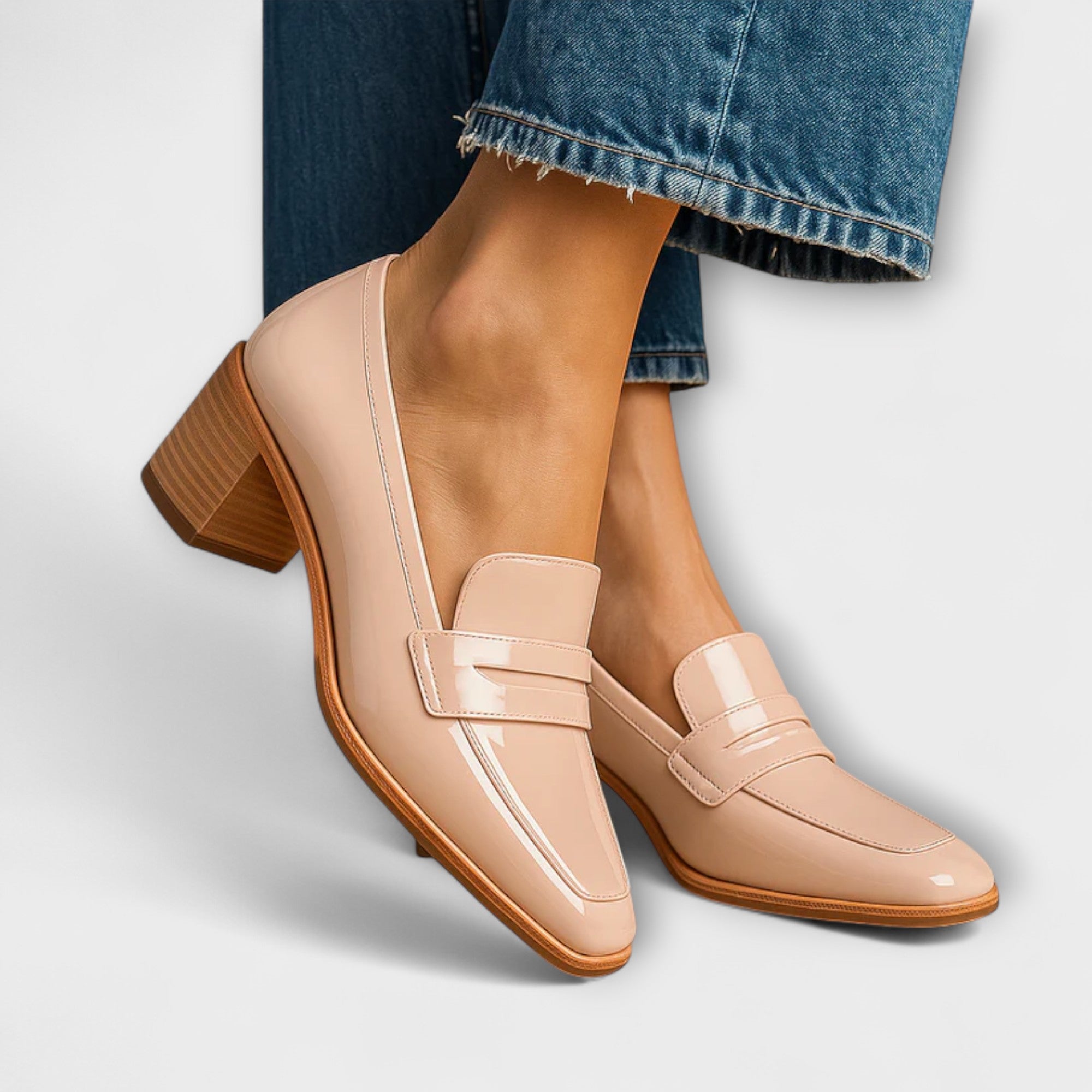 Maja™ | Glänsande Loafers