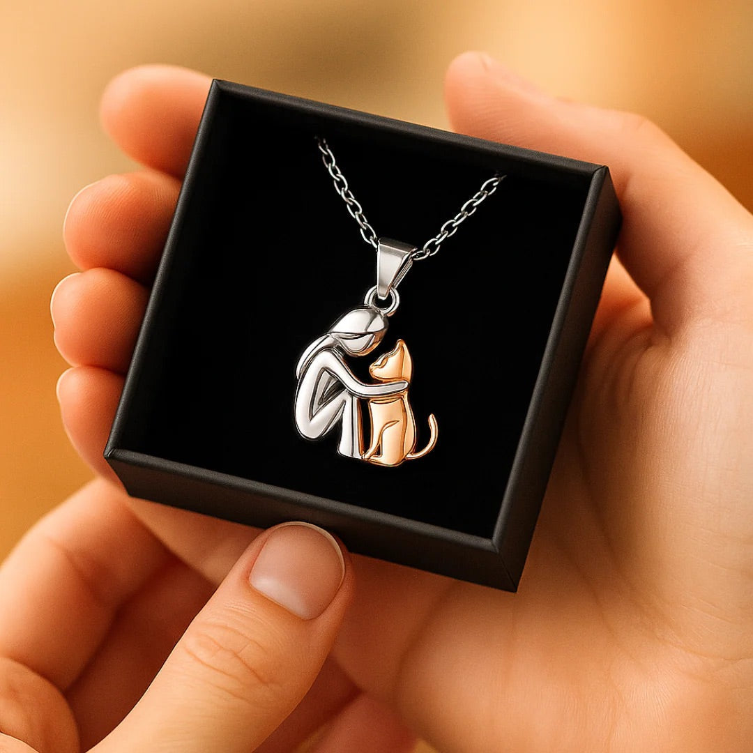 AlvaStockholm™ | Halsband med kattanhängare