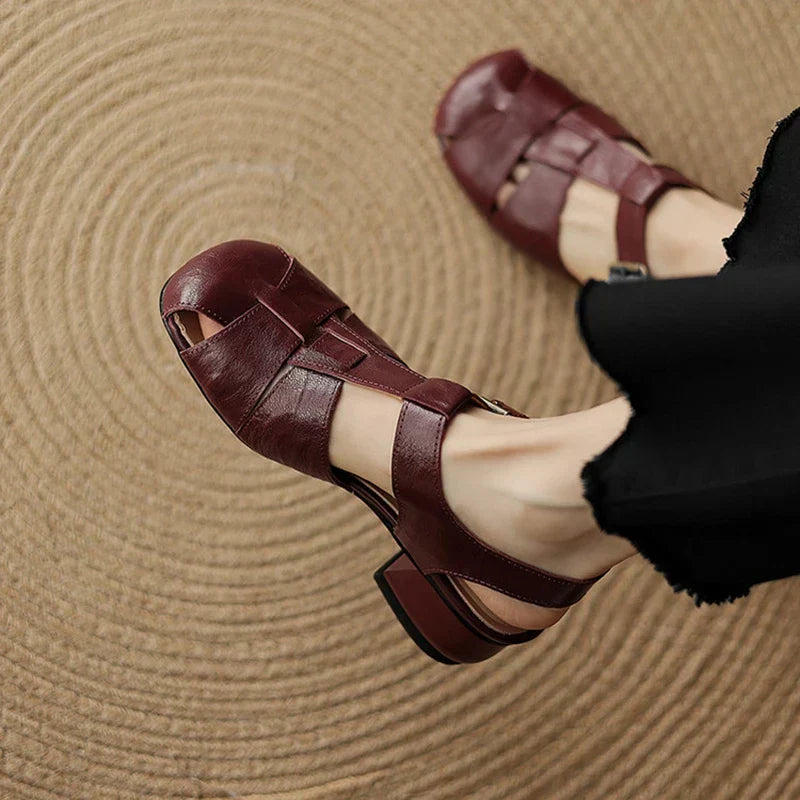 Coralia Chunky Heel Skor