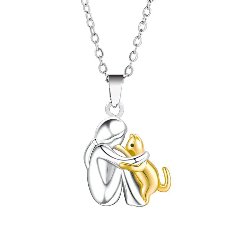 AlvaStockholm™ | Halsband med kattanhängare