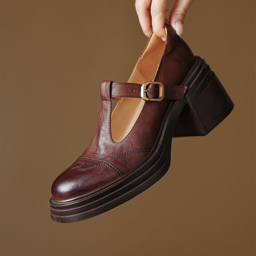 Elvana Chunky Pumps