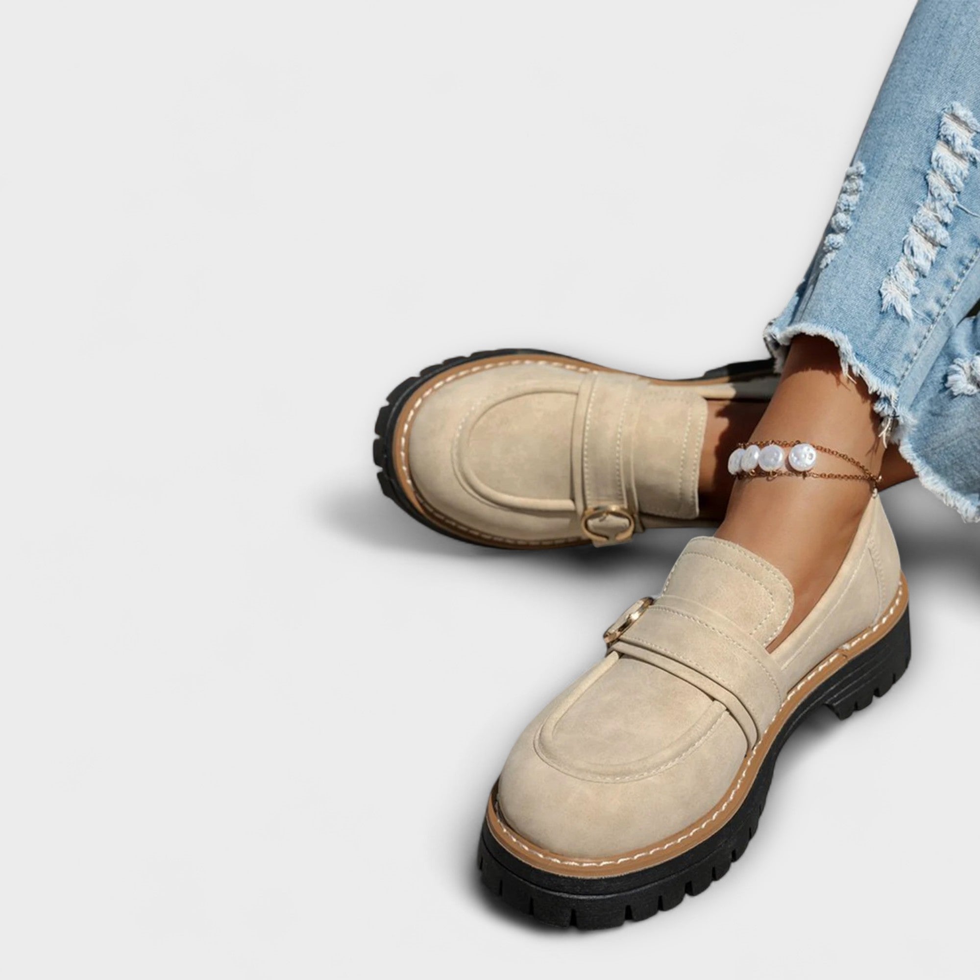 Astrid™ | Casual Loafers med Rund Tå