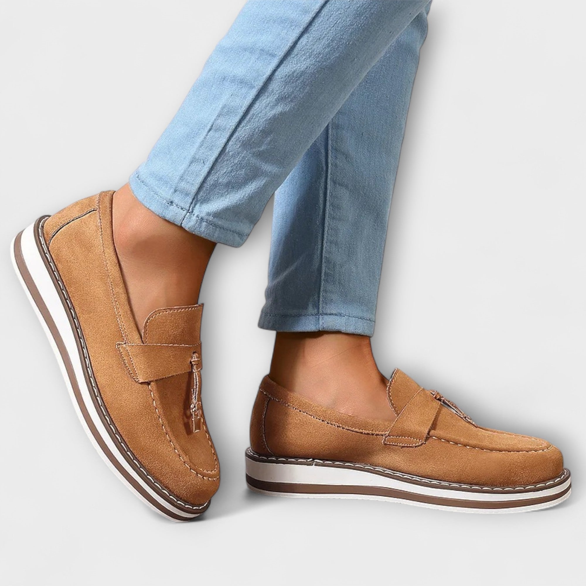 Ebba™ | Casual Loafers med Rund Tå