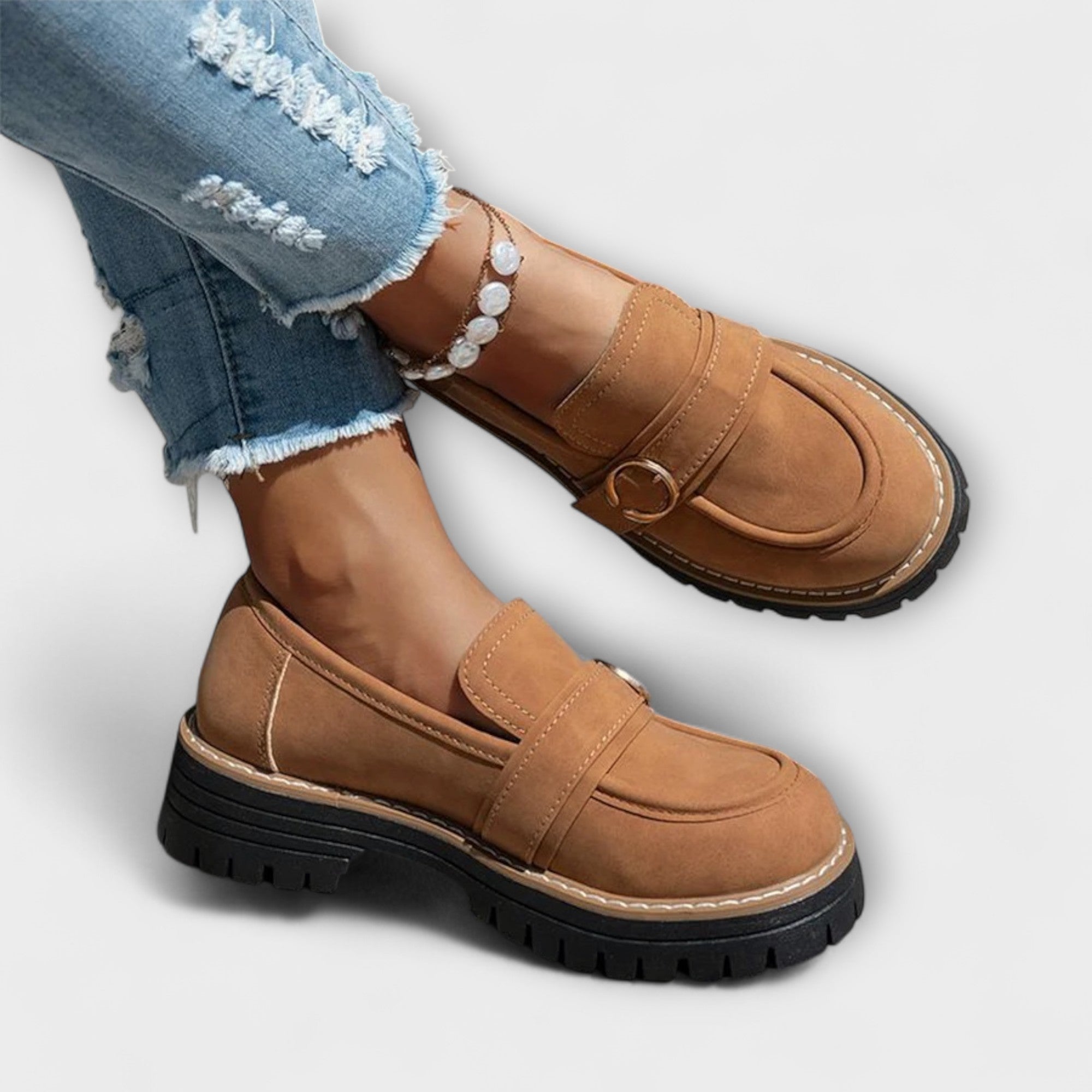 Astrid™ | Casual Loafers med Rund Tå