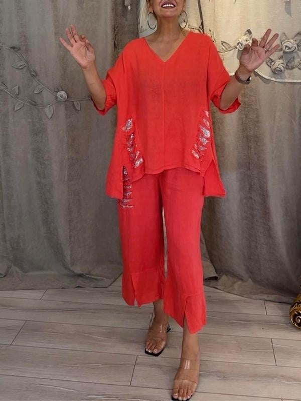AlvaStockholm™ | Tvådelad sommaroutfit med naturlig elegans och svävande komfort