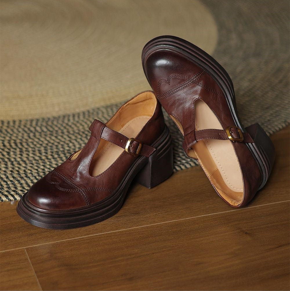 Elvana Chunky Pumps