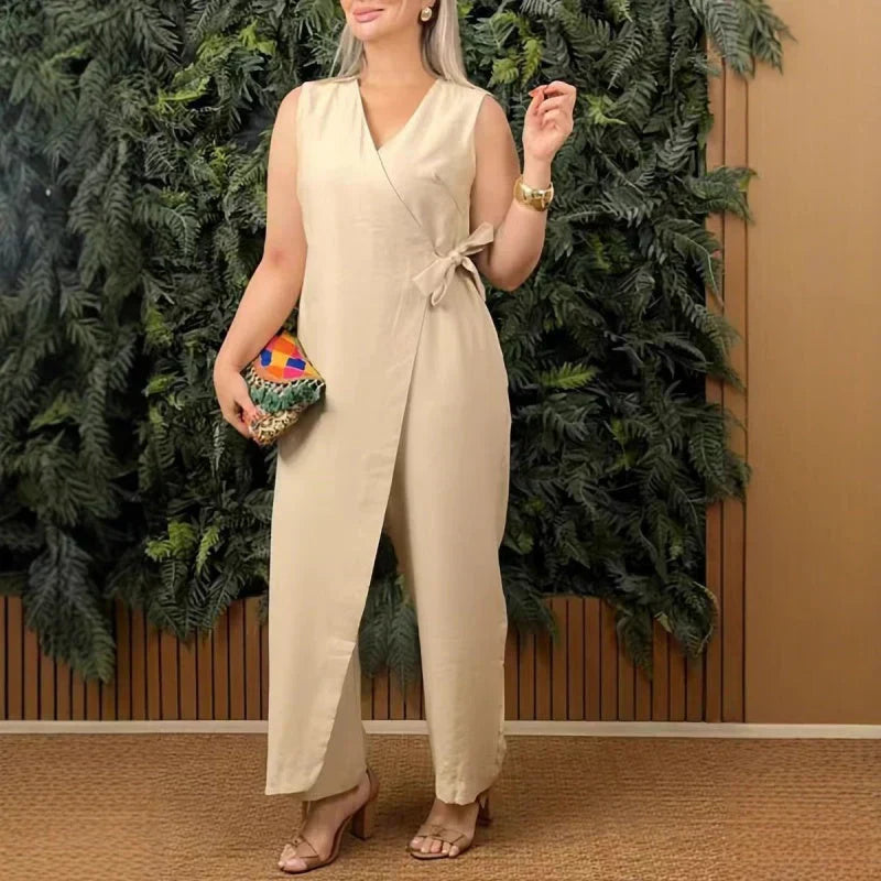 AlvaStockholm™ | Elegant V-ringad jumpsuit